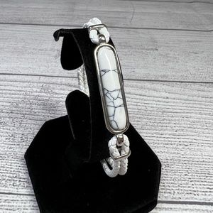 White Howlite Men's Bracelet (203)